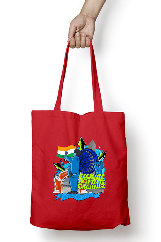 Babasaheb design Zipper Tote Bag