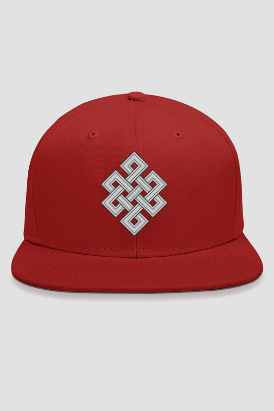 Eternal Knot Snapback Cap By Nibbana Studio