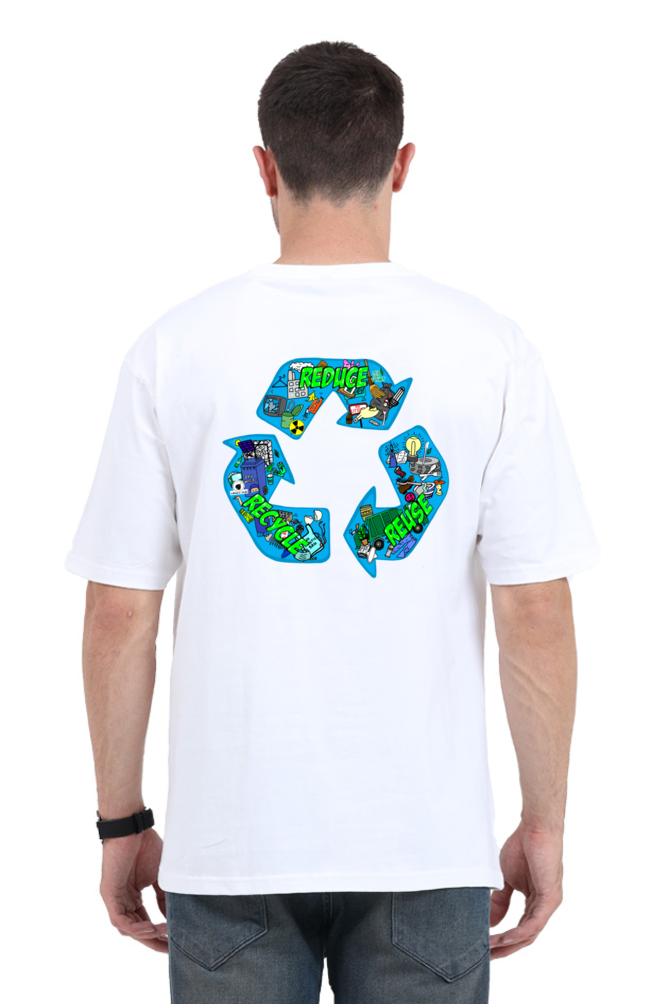 3R Recycle Unisex Oversized Tshirt