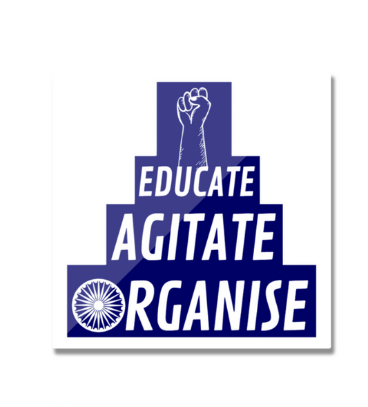 Educate Agitate Organise Fridge Magnet