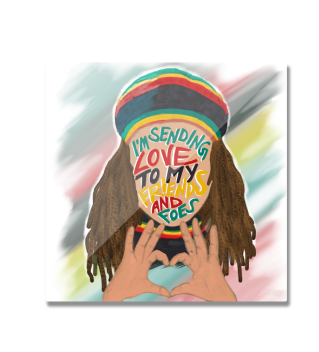 Rasta Fridge Magnet