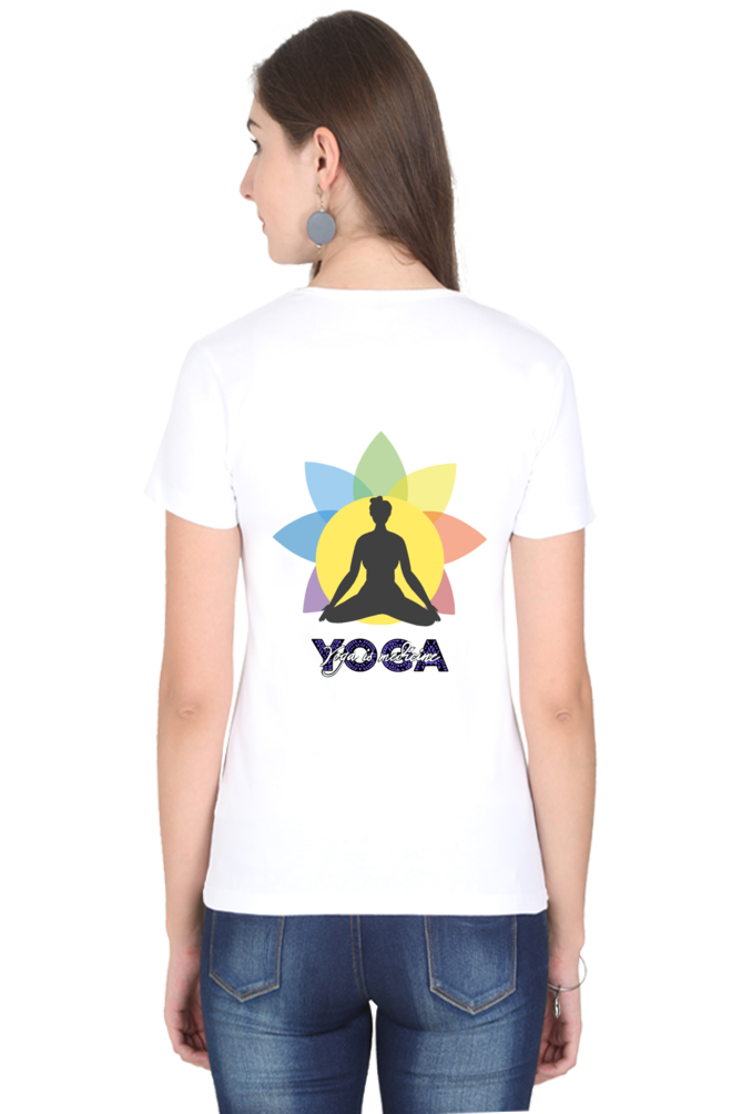Yoga Back Printed T-shirt