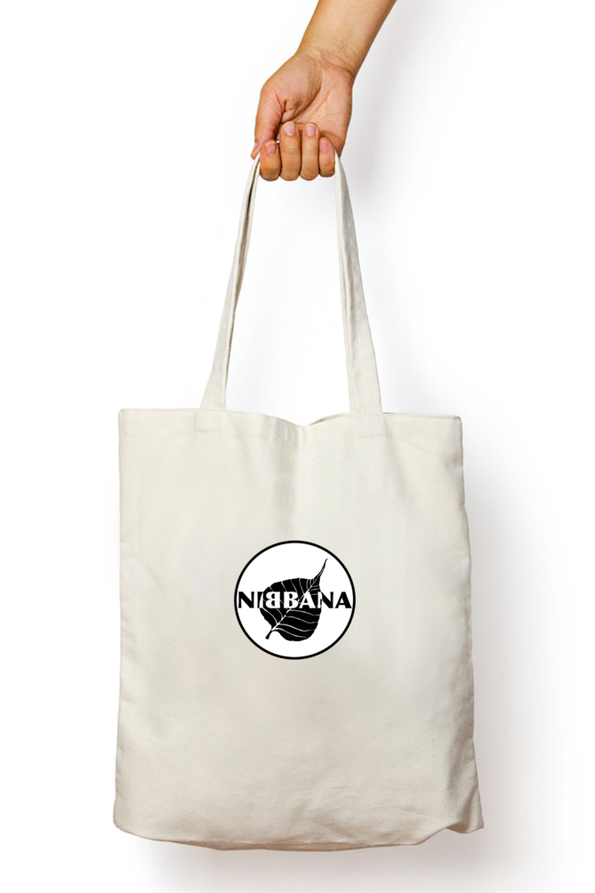 Nibbana Studio Zipper Tote Bag