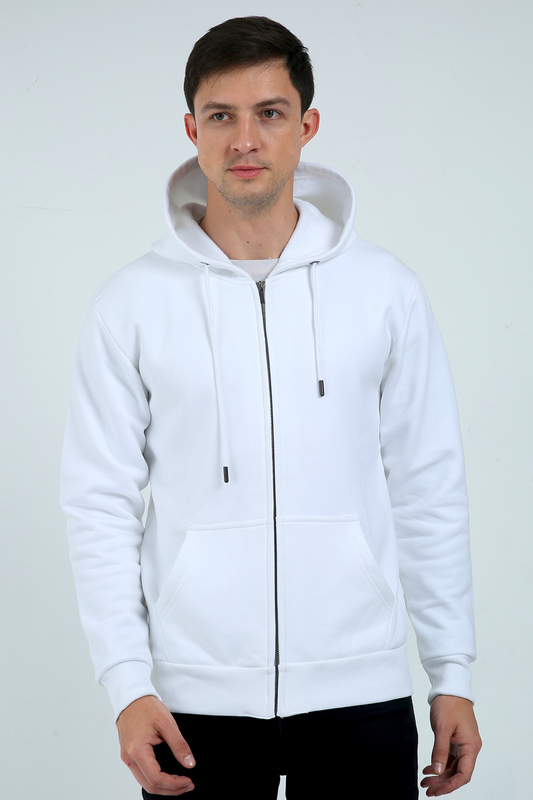 Zipper Hoodie Plain by Nibbana Studio