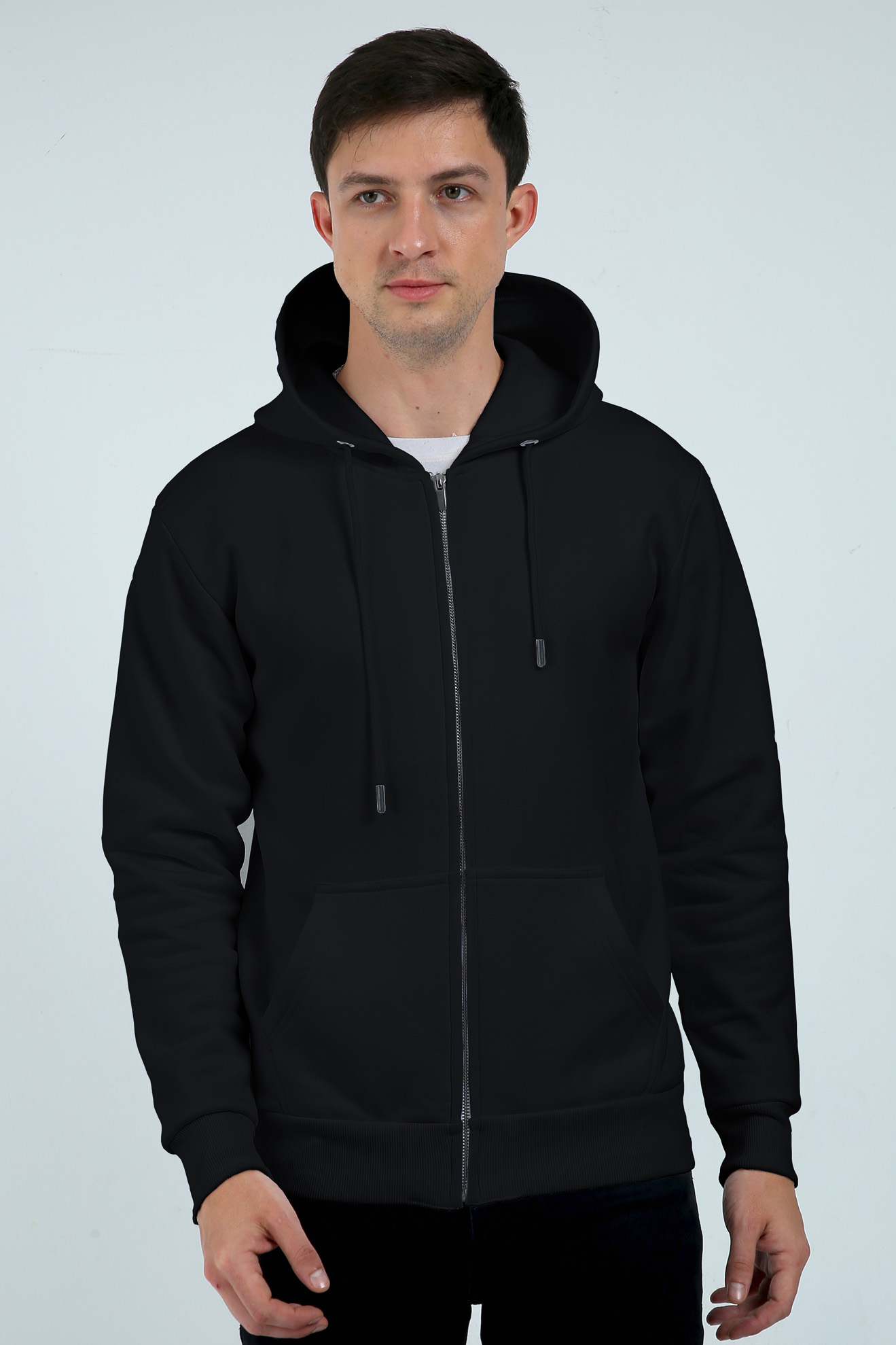 Zipper Hoodie Plain by Nibbana Studio