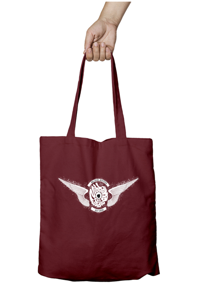 Nibbana Studio Wings Zipper Tote Bag