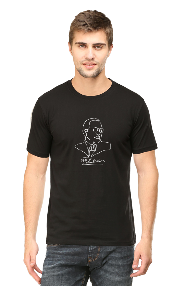Dr. Ambedkar Line Art Minimalist design by Nibbana Studio