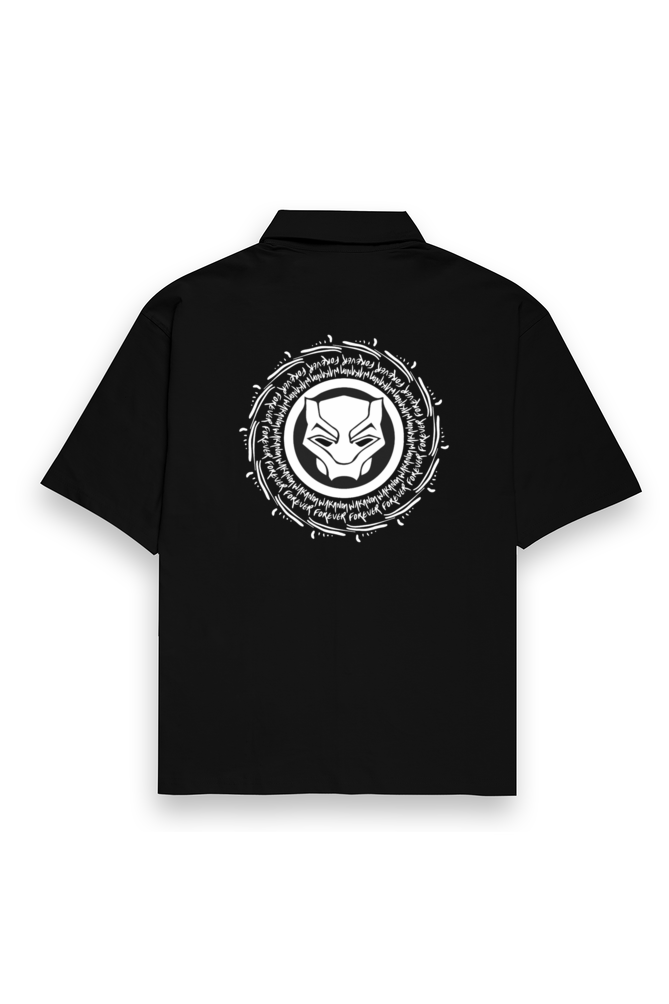 Wakanda Forever Black Oversized Shirt