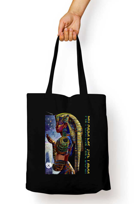Egyptian Queen Zipper Tote Bag