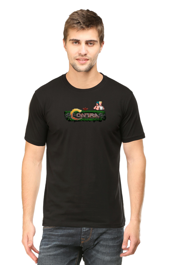 Contra game T-tshirt by Nibbana Studio