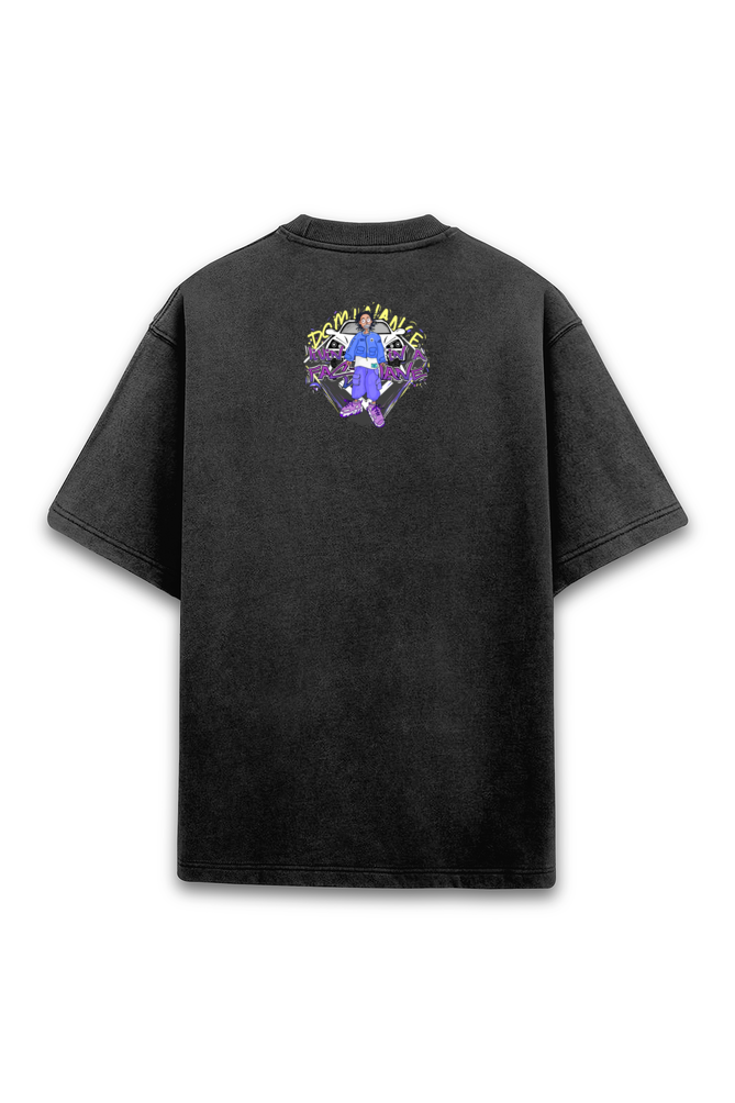 Still Wiz Acid Wash Oversized Tshirt