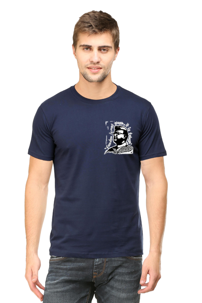 Netaji S C Bose unisex tshirt by Nibbana Studio