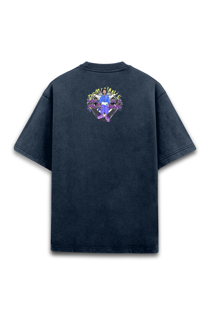 Still Wiz Acid Wash Oversized Tshirt