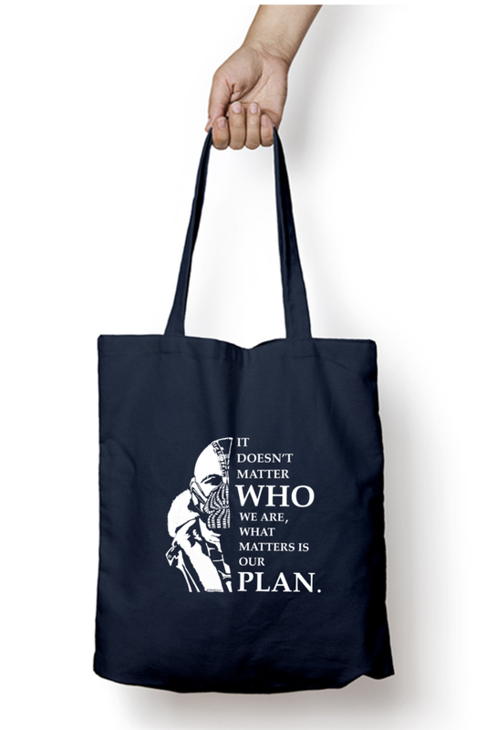 Bane Plan Zipper Tote Bag