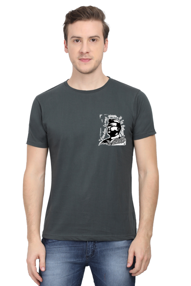 Netaji S C Bose unisex tshirt by Nibbana Studio