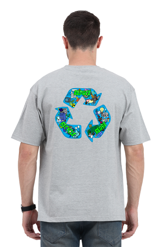 3R Recycle Unisex Oversized Tshirt
