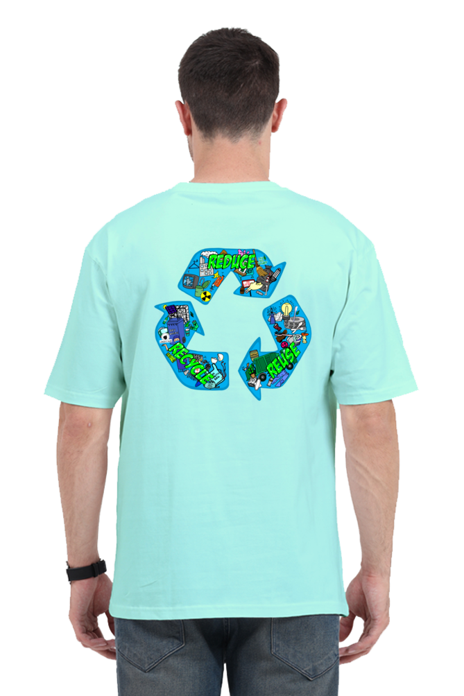 3R Recycle Unisex Oversized Tshirt
