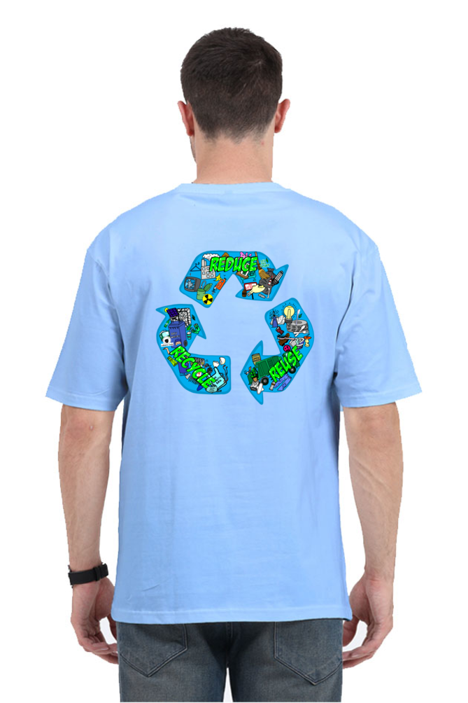 3R Recycle Unisex Oversized Tshirt