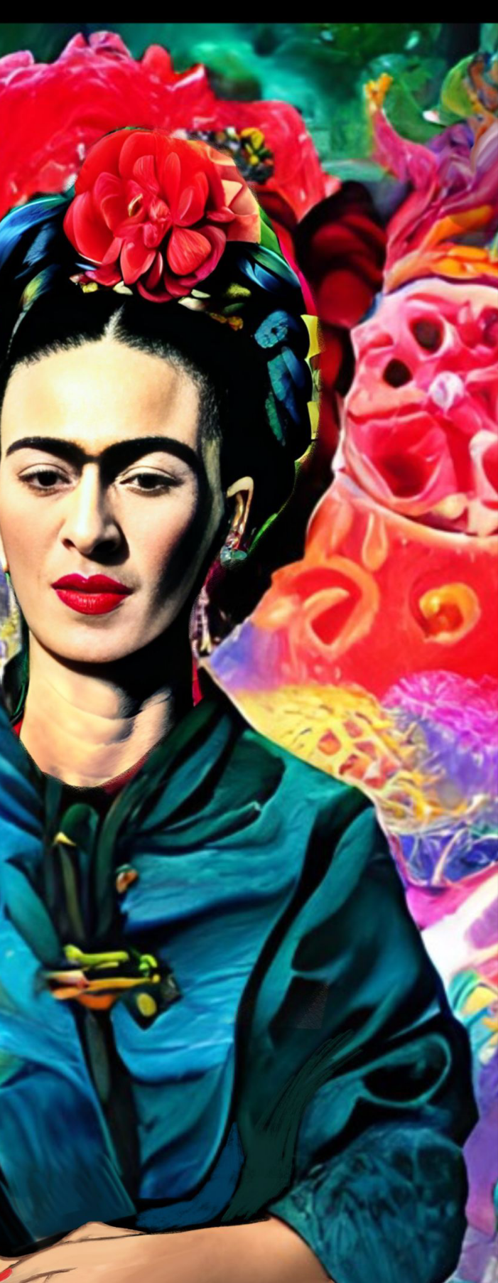 Frida Premium Metal Poster (39cm x 29 cm)