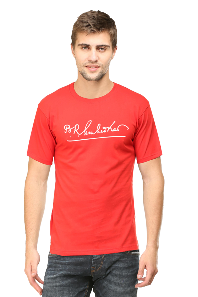 Dr. Ambedkar signature tshirt