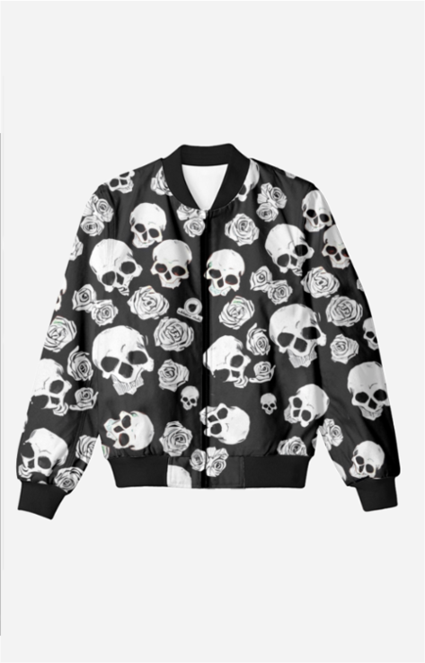 Skull ๐ Bomber Jacket