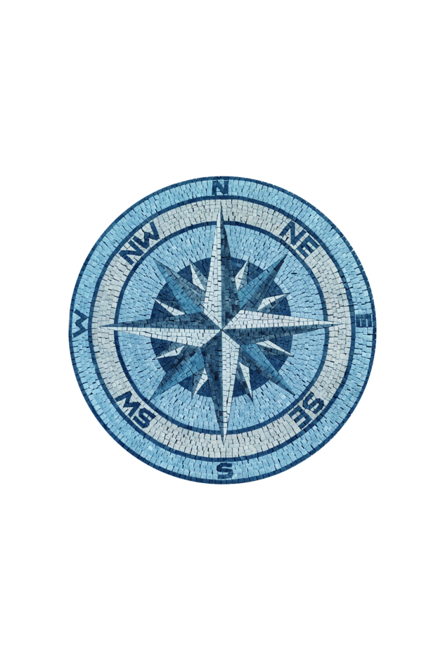 Compass Round Neck Sleeveless
