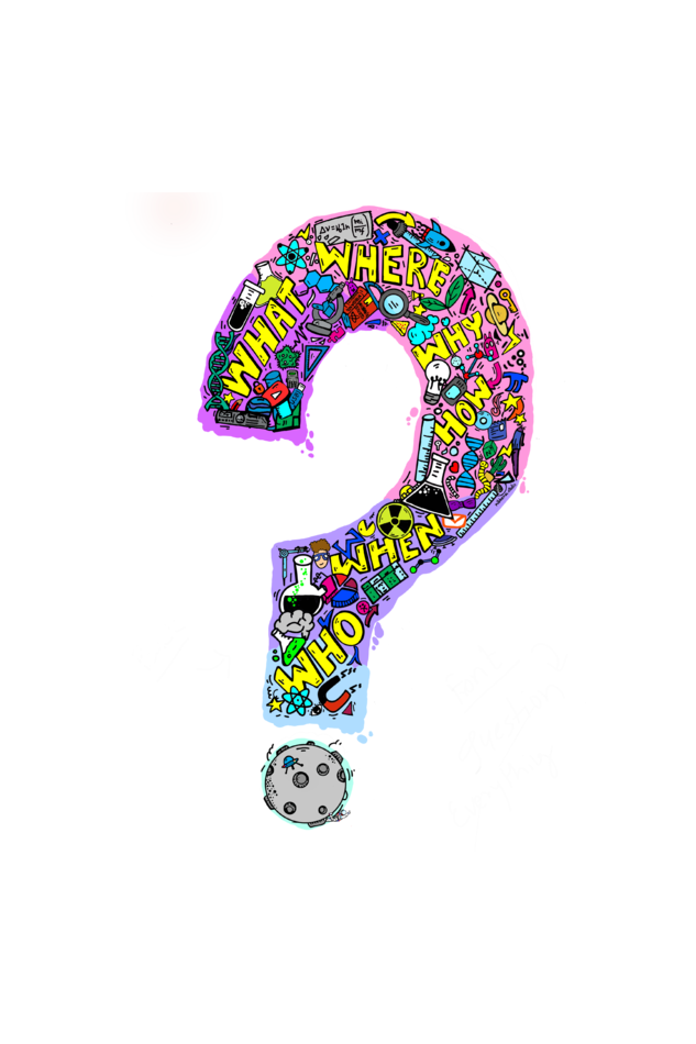 Question Everything Zipper Tote Bag
