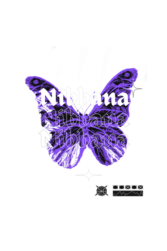 Nibbana Zipper Tote Bag