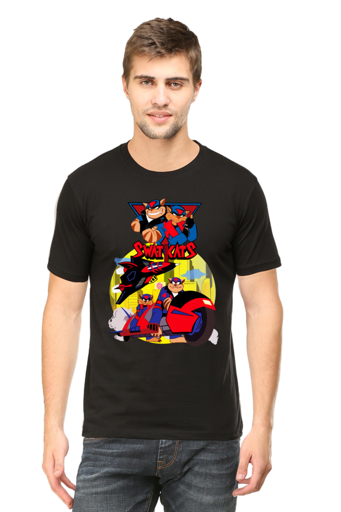 Swat Kats Series Round Neck tshirt