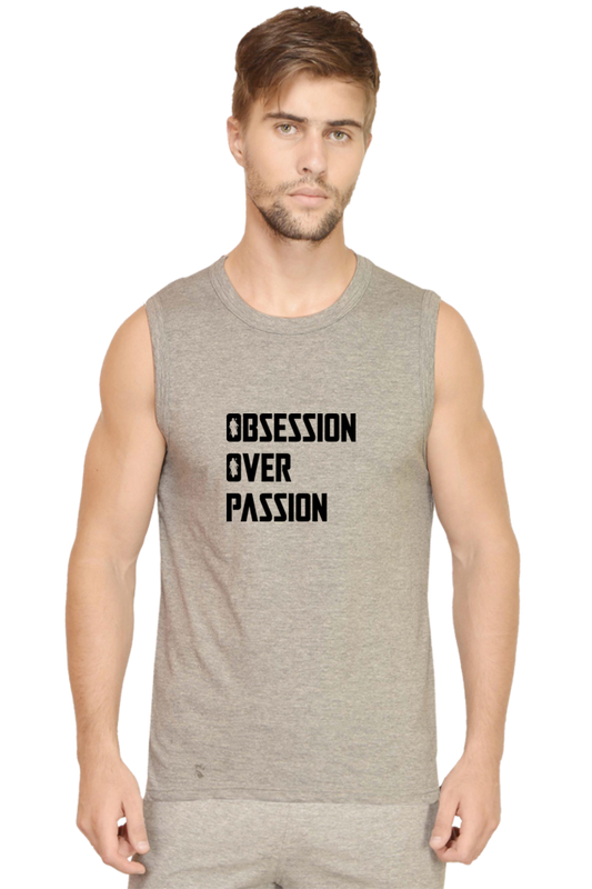 OBSESSION OVER PASSION Quote Sleeveless Tshirt