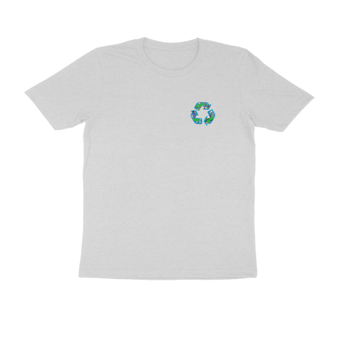 3R Recycle front back print by Nibbana Studio