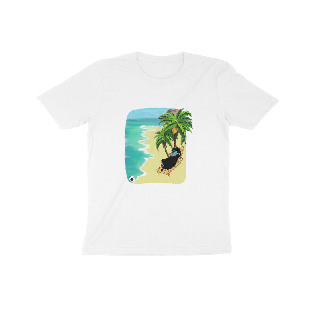 Beach by Nibbana Studio Kids tee 🏝