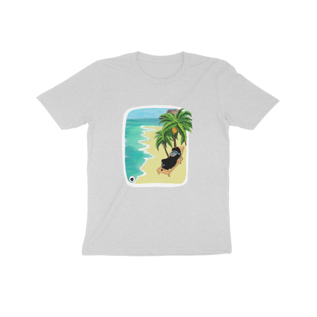 Beach by Nibbana Studio Kids tee 🏝