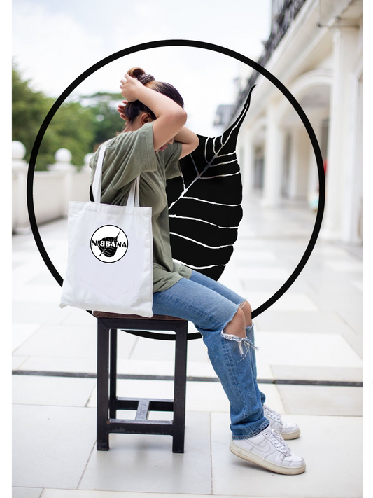 Nibbana Studio Zipper Tote Bag