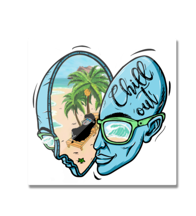 Chill Out Fridge Magnet