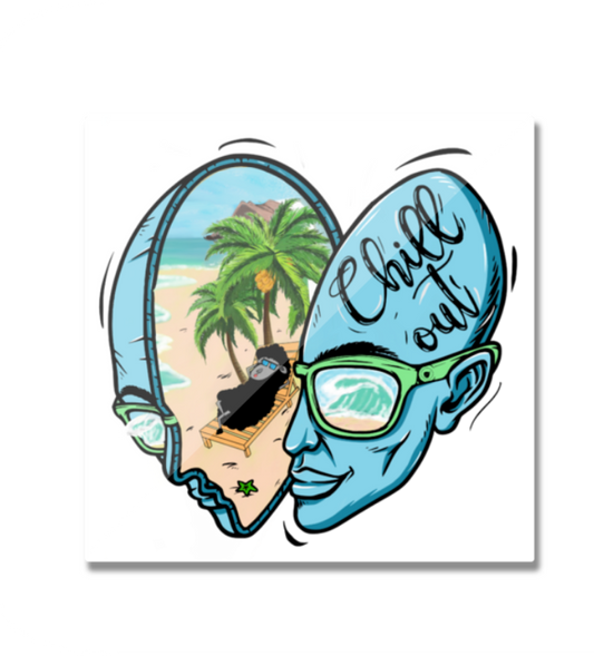 Chill Out Fridge Magnet