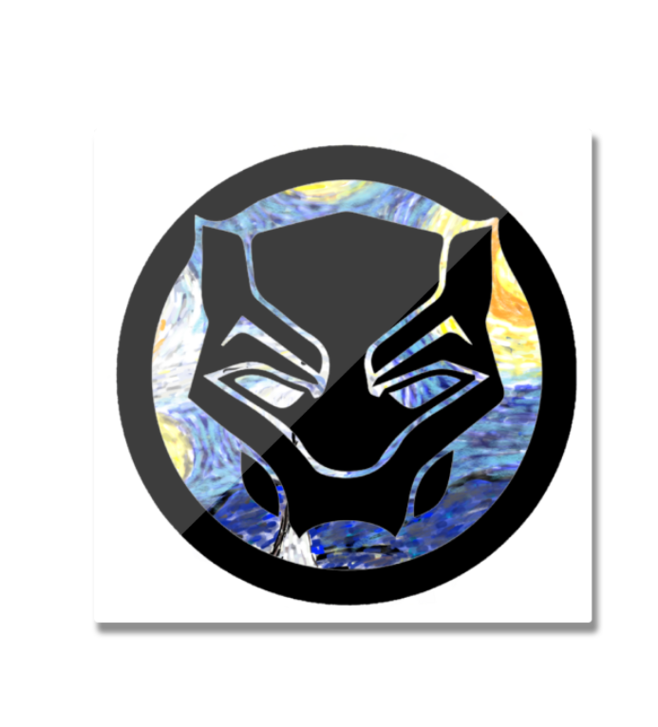 Van Gogh Panther Fridge Magnet