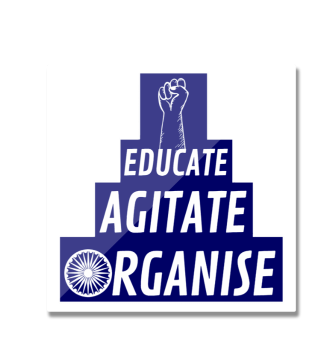 Educate Agitate Organise Fridge Magnet
