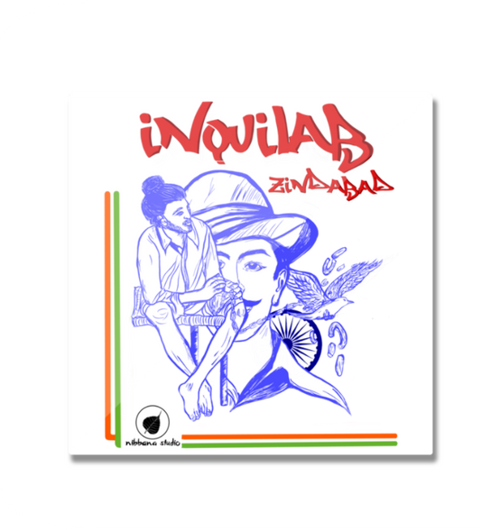 Inquilab Zindabad Bhagat Singh Fridge Magnet