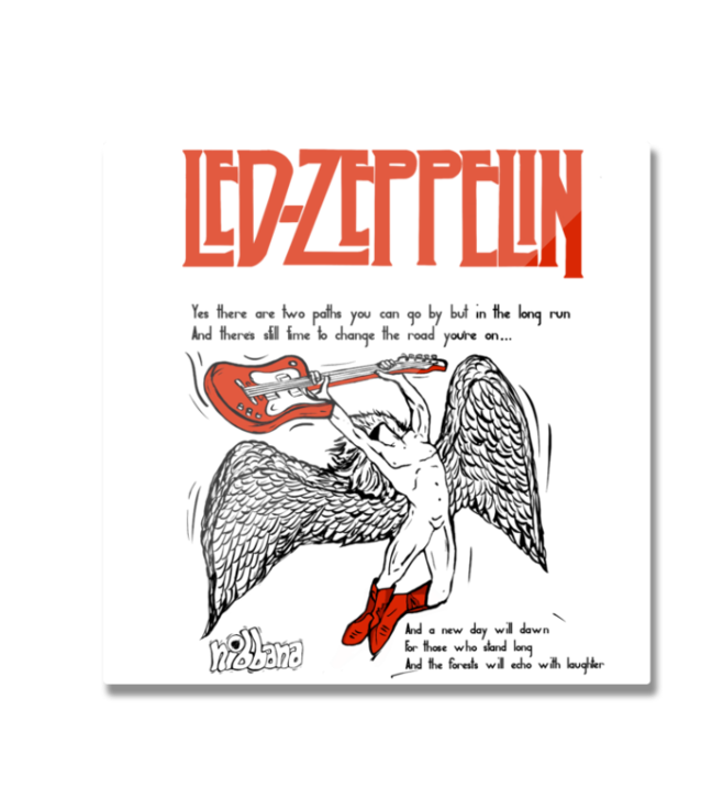 Led Zeppelin Fridge Magnet