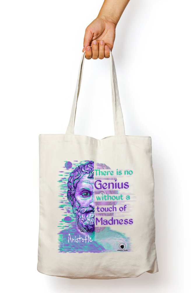 Aristotle Zipper Tote Bag