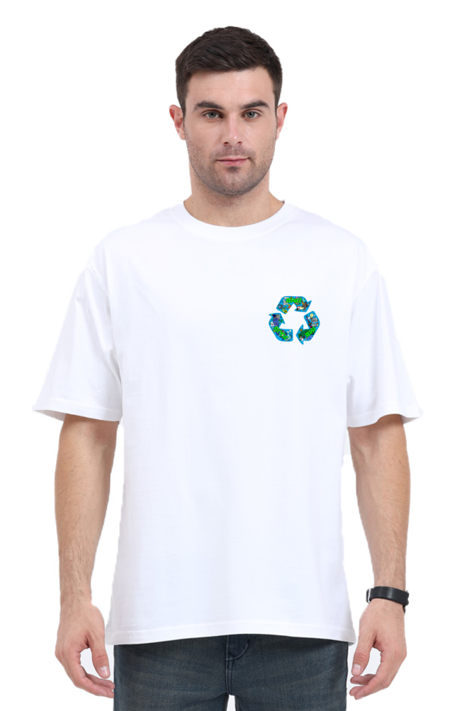 3R Recycle Unisex Oversized Tshirt