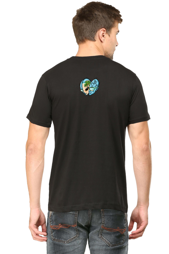 Chill Out Vibes Front Back print by Nibbana Studio