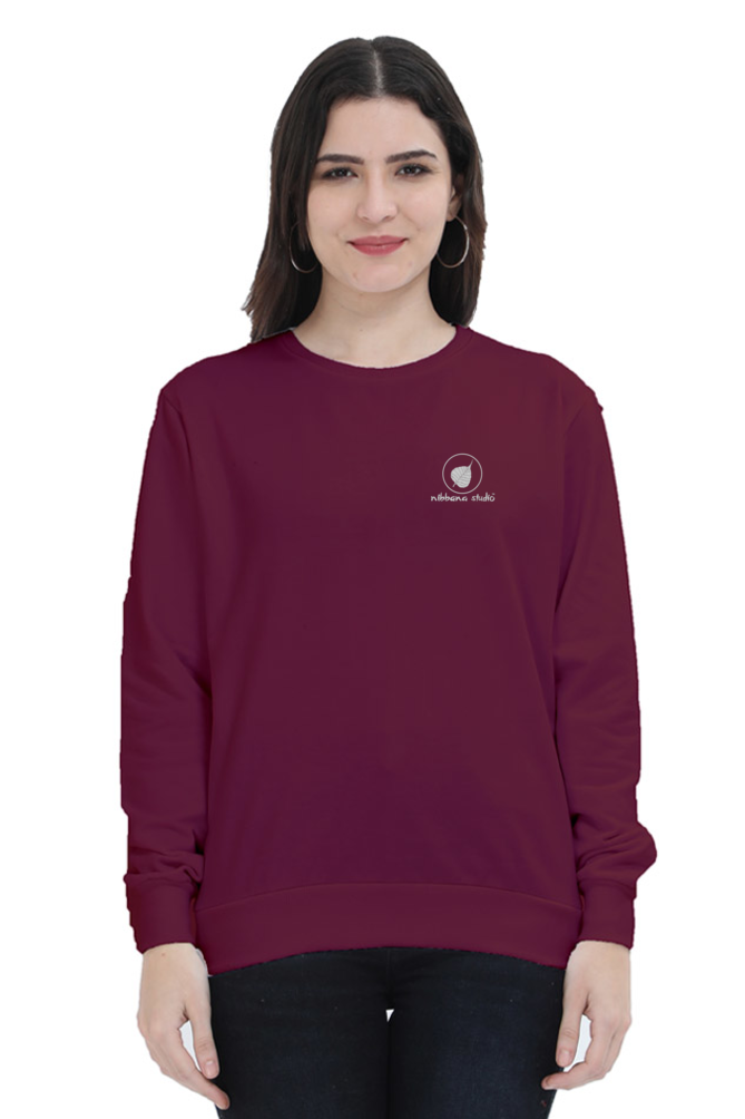 Plain Unisex Sweatshirt by Nibbana Studio