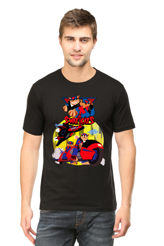 Swat Kats Series Round Neck tshirt