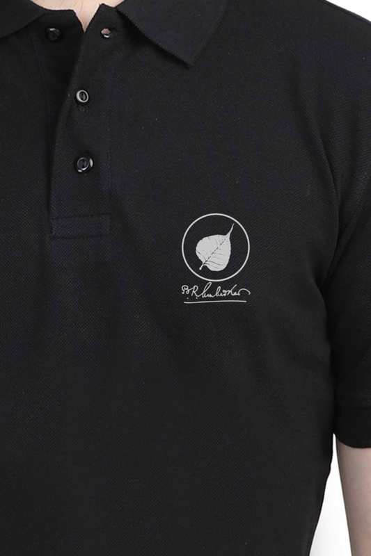 Ambedkar Sign with Leaf Polo Tshirt