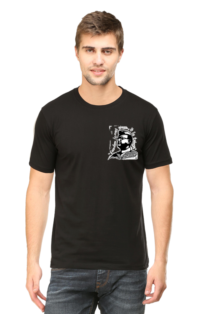 Netaji S C Bose unisex tshirt by Nibbana Studio