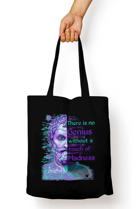 Aristotle Zipper Tote Bag