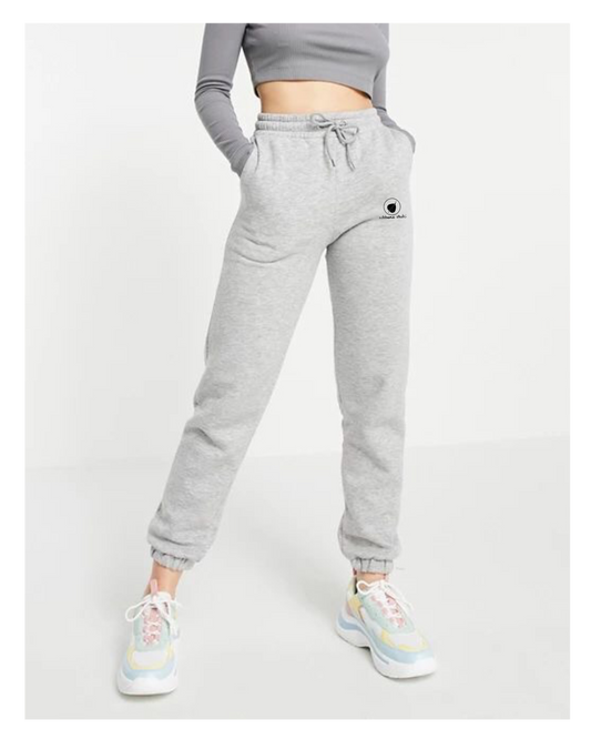 Gray Unisex Joggers by Nibbana Studio