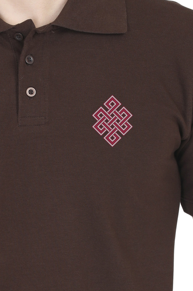 Unending knot Polo Tshirt by Nibbana Studio